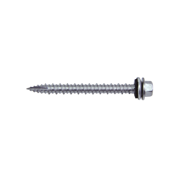 #10 x 2" With Washer, Stainless Steel