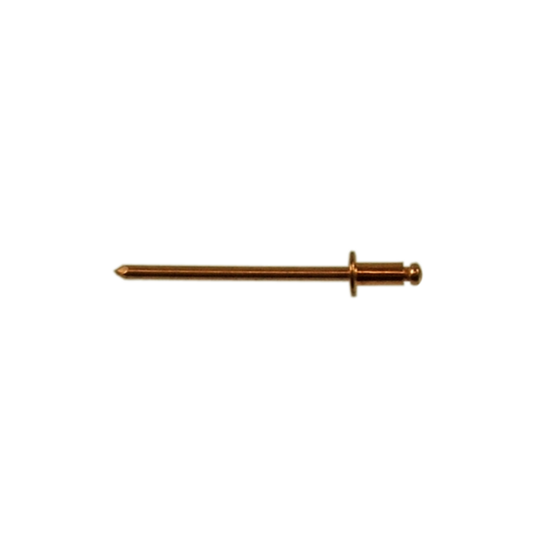 Solid Copper Barrel, Copper Plated Mandrel - Rivets #42 x 1/8"