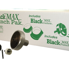 Black Max ® Mini Punch Paks For Flat Bottom Gutter