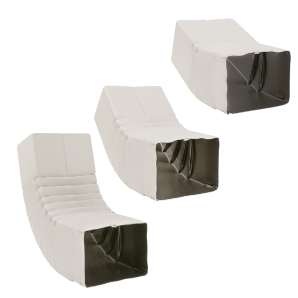3" x 4" Smooth Elbows