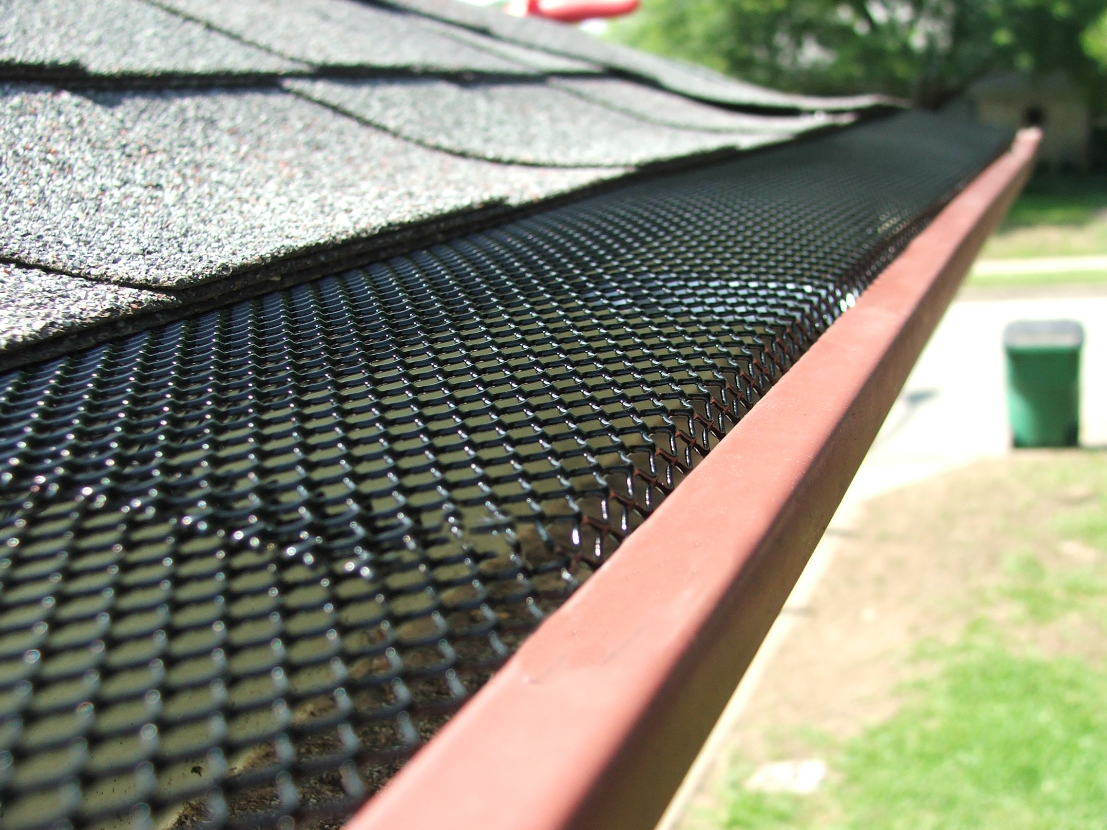 Powder Coated Expanded Steel gutter guard step lock